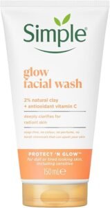 Simple Protect 'N' Glow Express Glow Clay Polish Cleanser (150 ml) 3 gfh