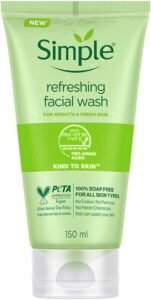 Simple Kind To Skin Refreshing Facial Wash Gel (150 ml) 1 fgd
