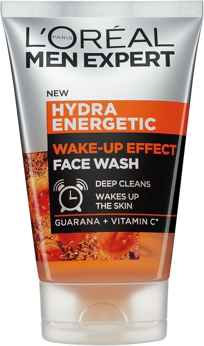 L’Oréal Paris Men Expert Wake-up Effect Face Wash 100ml – Hydra Energetic with Vitamin C* 6 ew