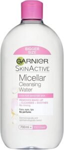 Garnier Micellar Cleansing Water 700ml – Gentle Cleanser & Makeup Remover for All Skin Types 11 sad